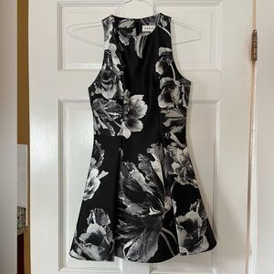 Keepsake The Label Let Me Be Dress - B&W Floral XS